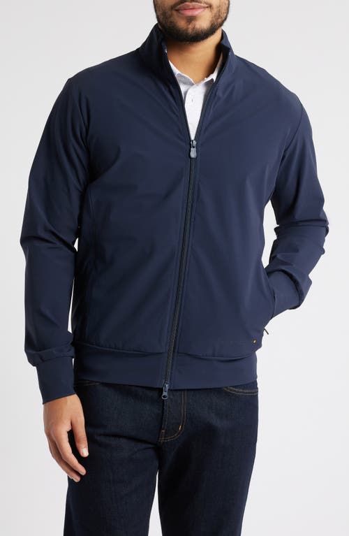 Save The Duck Tulio Front Zip Water Resistant Jacket In Navy Blue