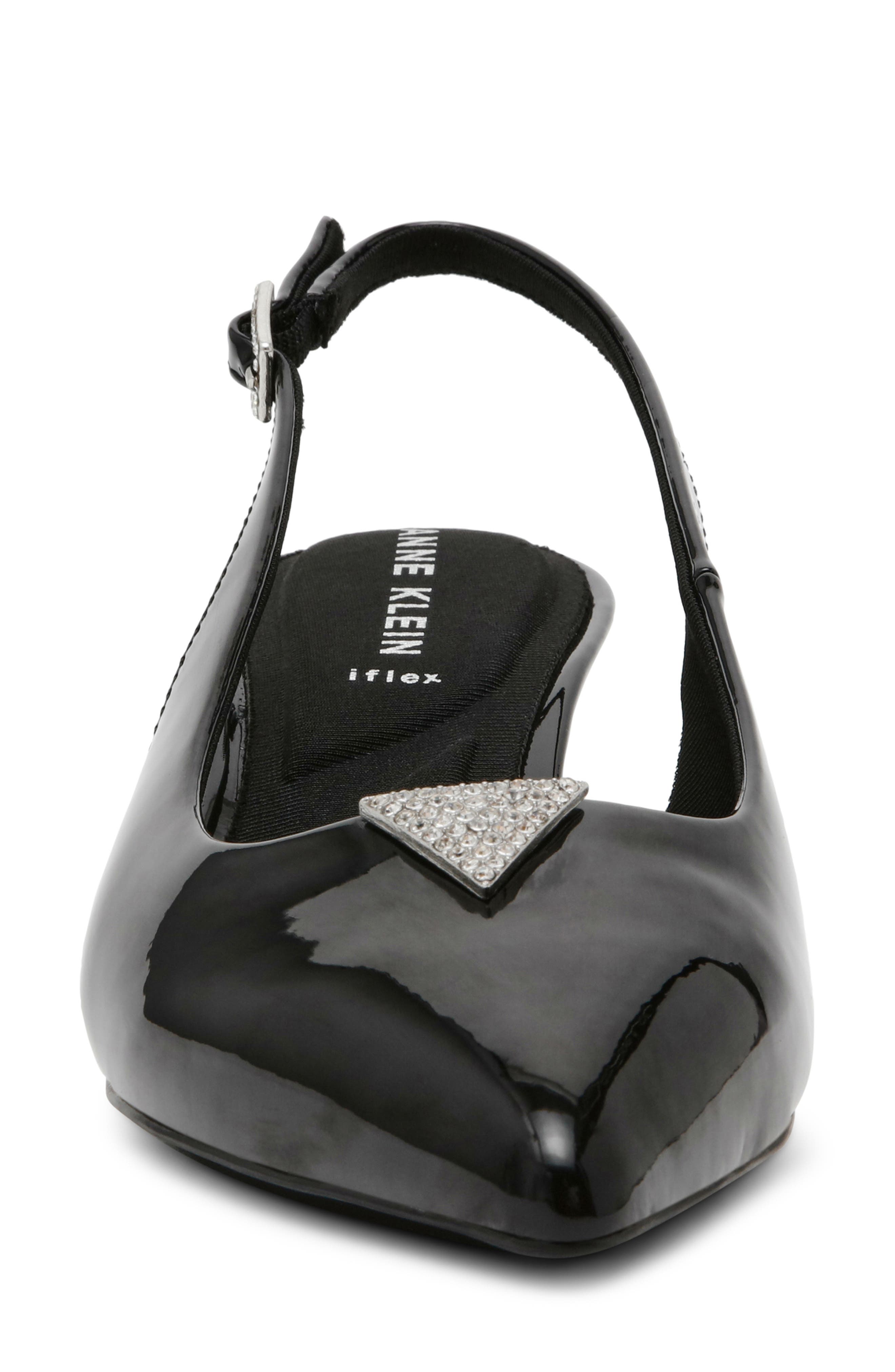 Anne Klein Iset Slingback Pointed Toe Kitten Heel, Alternate, color, 