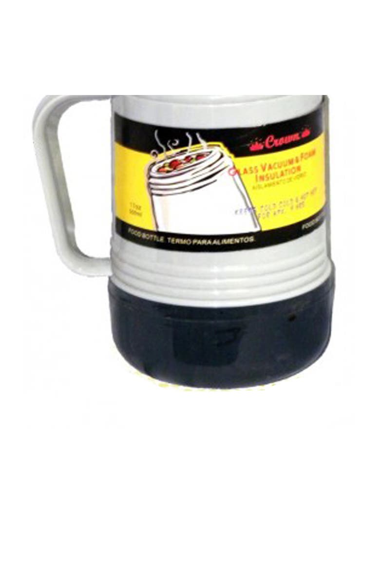 0.5L Fiber Glass Vacuum/Foam Insulated Food Thermos, Alternate, color, Silver