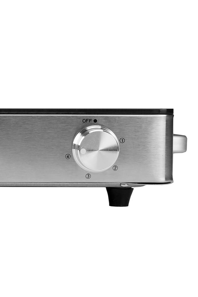 1200w Single Infrared Electric Counter Burner w/Timer, Alternate, color, Black