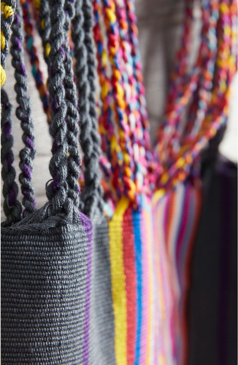 Verve Culture Chiapas Woven Hammock Market Bag, Alternate, color, Grey