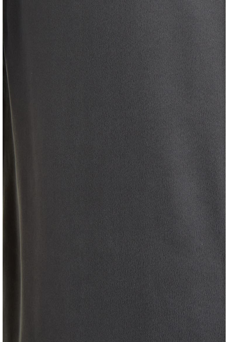Washable Silk Button-Up Short Pajamas, Alternate, color, MEDITATIVE GREY
