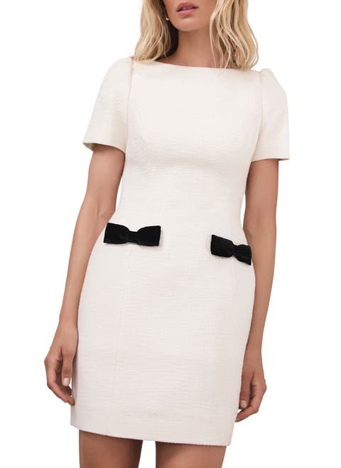 Boucle Mini Shift Dress