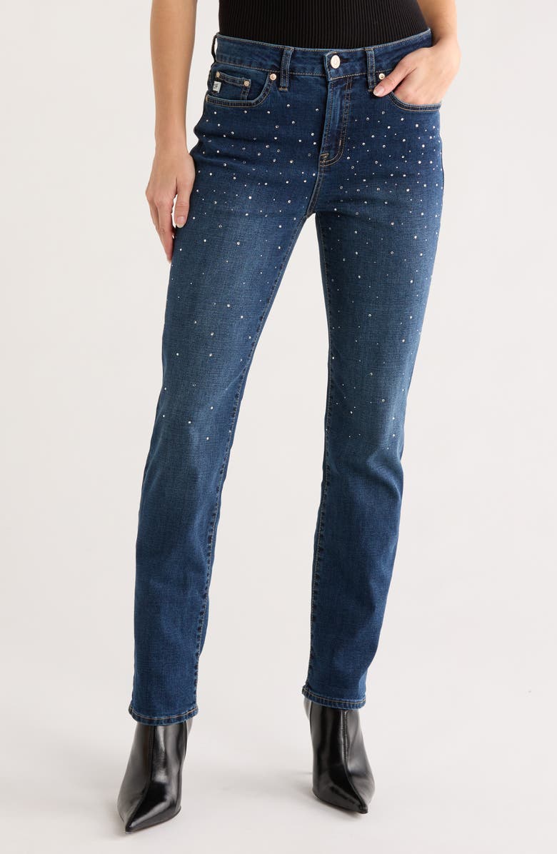 Seven7 Vintage Straight Leg Jeans, Main, color, Mulan With Embellishment