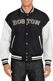 CONSTRUCT Boston Bruins Varsity Jacket