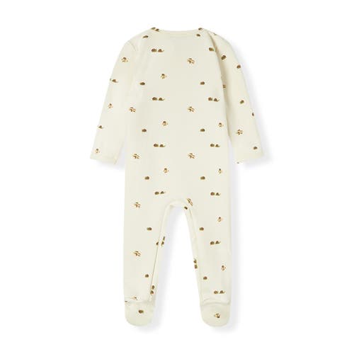 Milkbarn Stretch Fleece Zipper Footed Romper