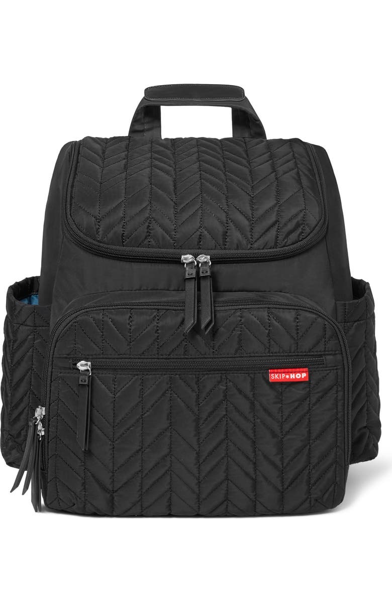 Skip Hop 'Forma' Diaper Backpack, Main, color, Jet Black