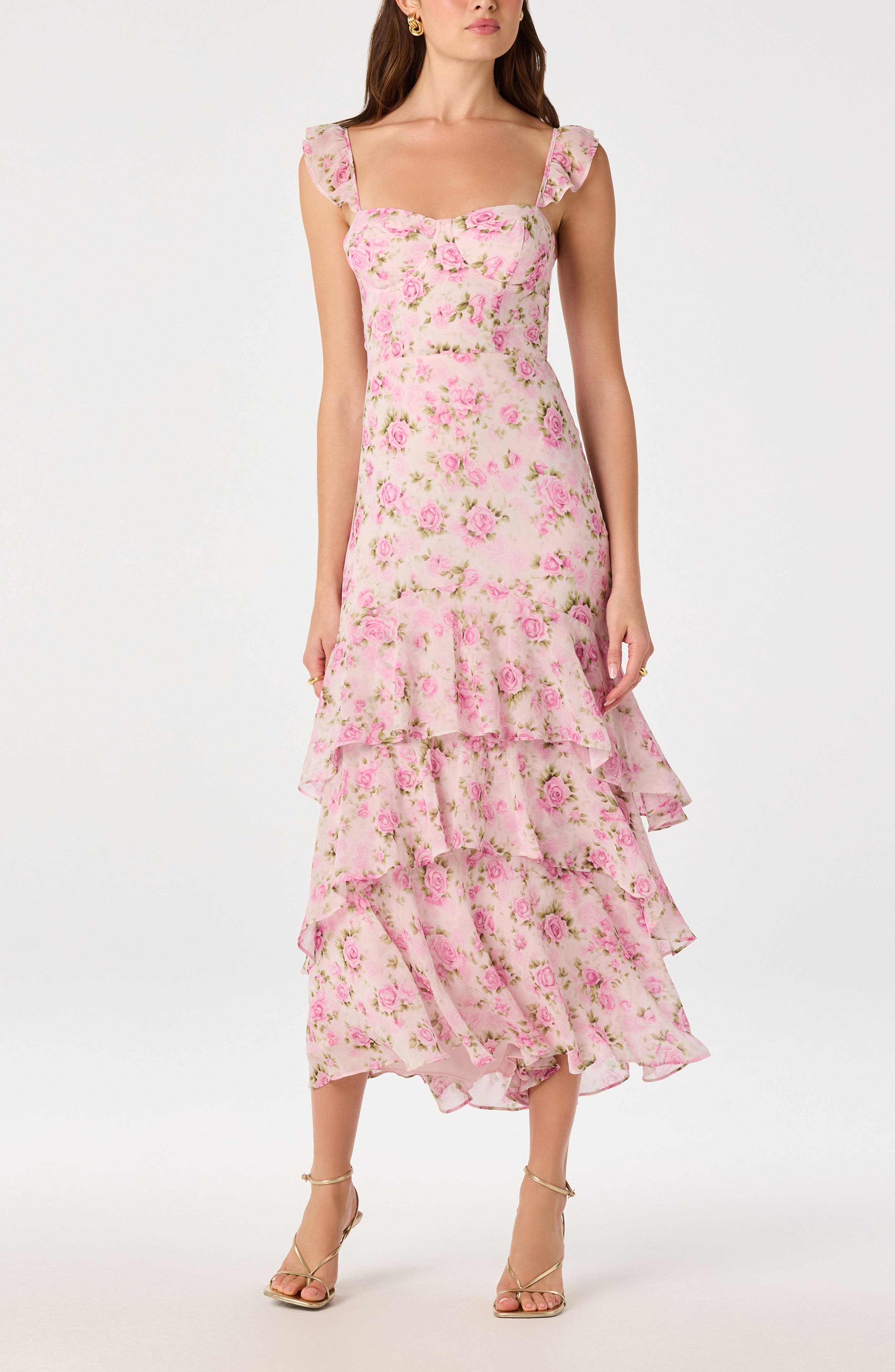 Alcina Polka Dot Maxi Dress - image 3