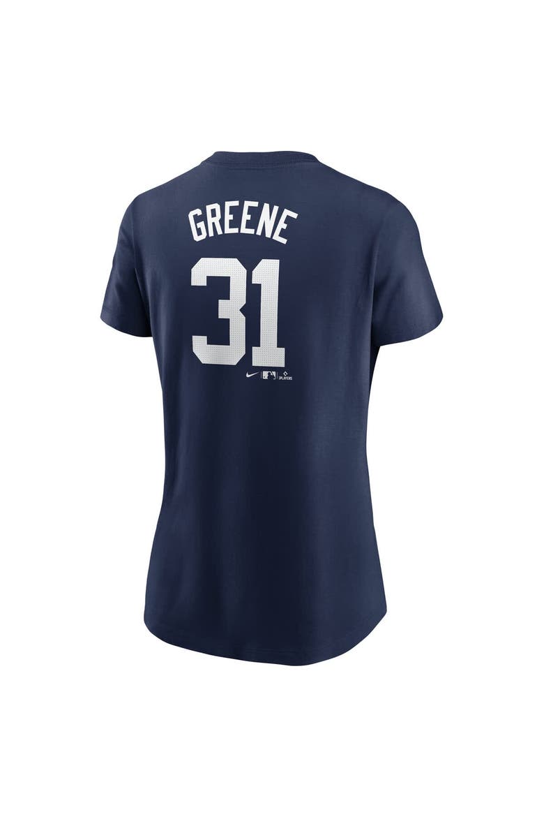 Women's Nike Riley Greene Navy Detroit Tigers Cooperstown Collection Fuse Name & Number T-Shirt, Alternate, color, Navy