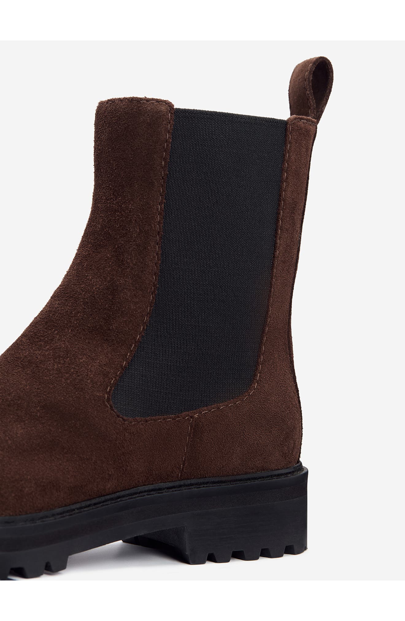 Katerina Lug Sole Chelsea Boot, Alternate, color, ESPRESSO SUEDE