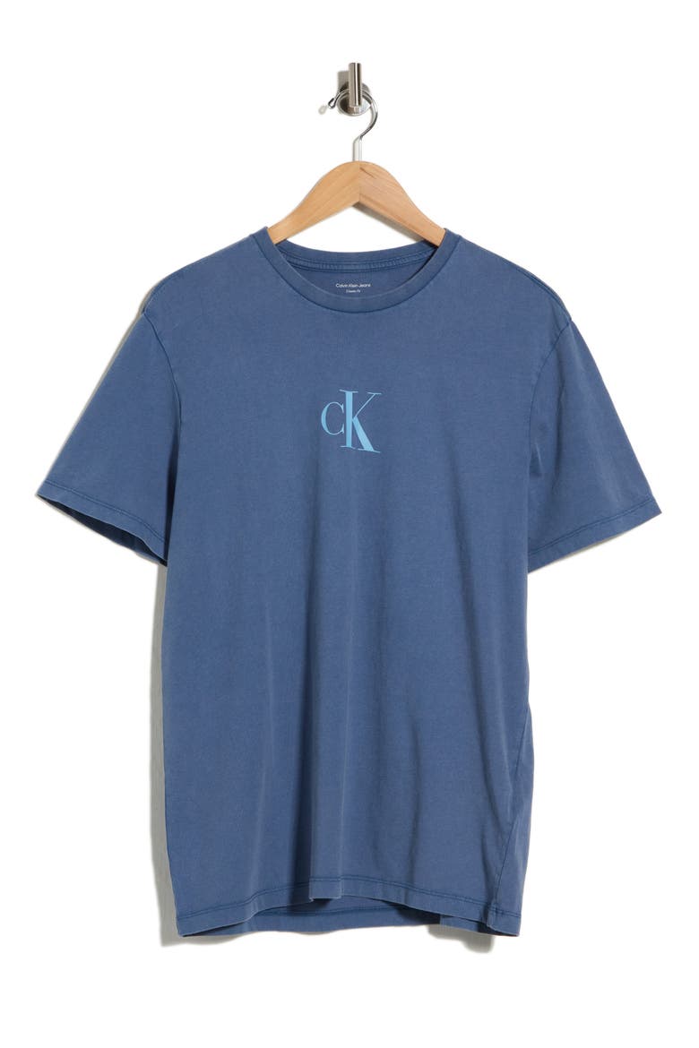 Classic Fit Short Sleeve Cotton Crew T-Shirt, Main, color, ENSIGN BLUE