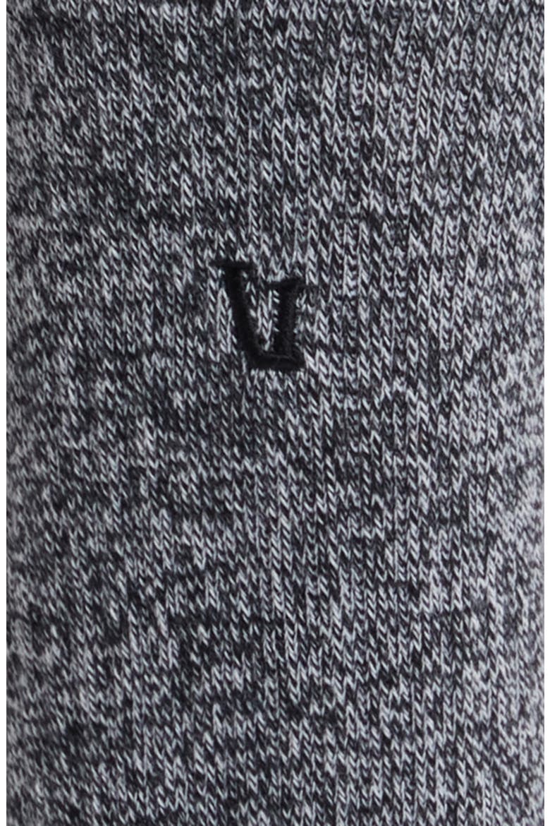 V1 Crew Socks, Alternate, color, HEATHER GREY