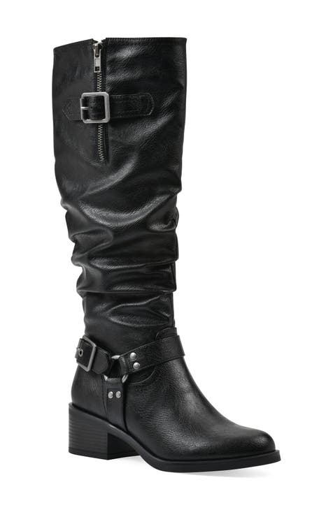 Women s Black Wide Calf Boots Nordstrom Rack