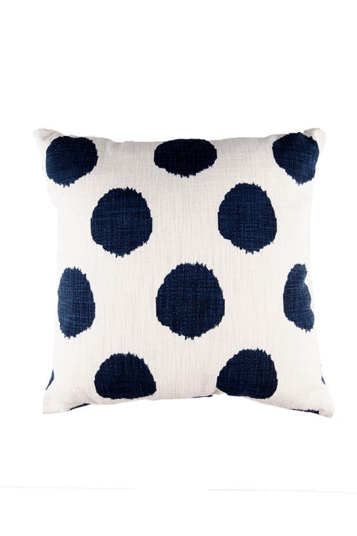 Carol & Frank Polka Dot Cotton Decorative Throw Pillow, 18" X 18" In Multi