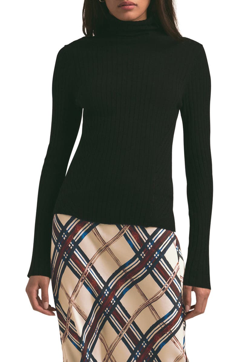 Favorite Daughter The Nina Wool Turtleneck Sweater, Main, color, 