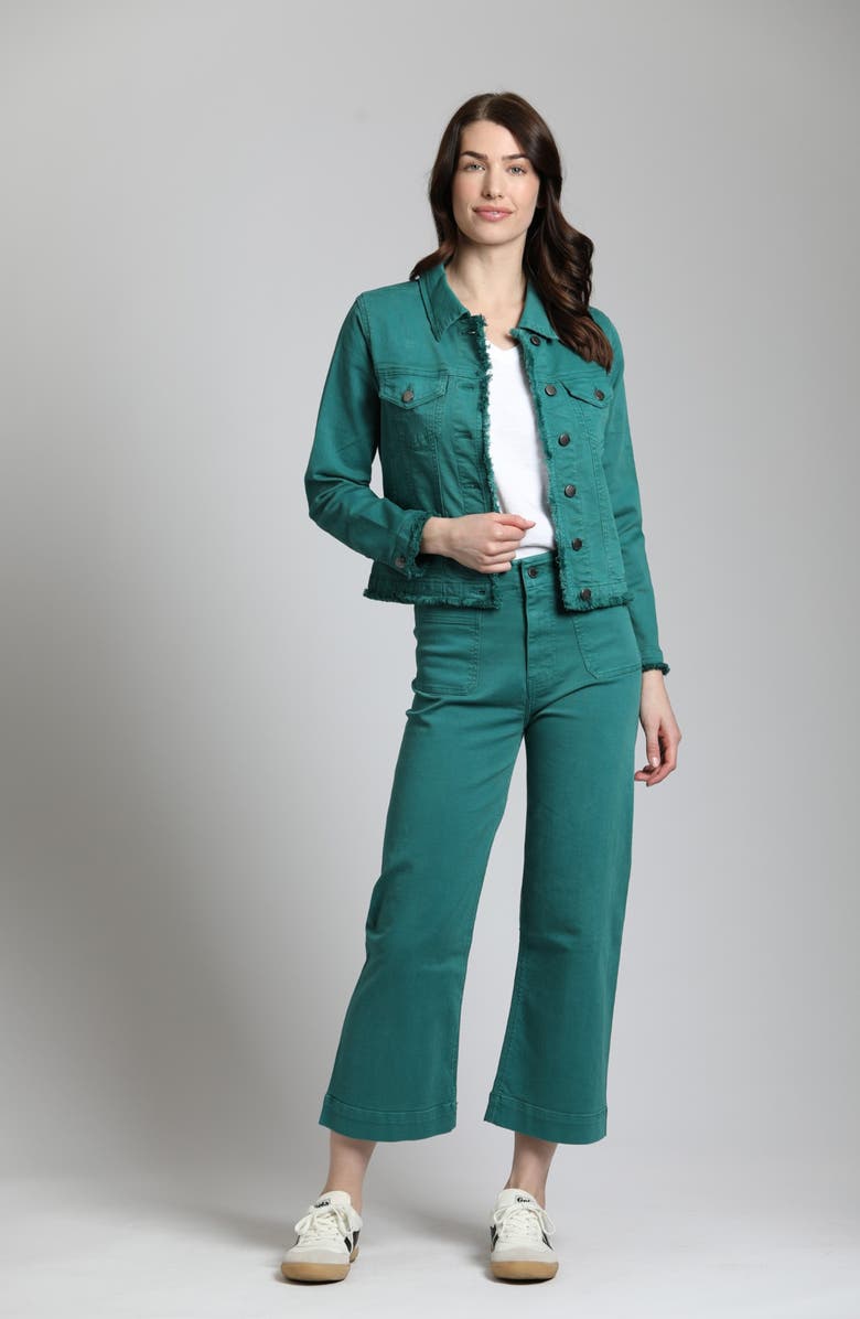 APNY Frayed Denim Jacket, Alternate, color, 