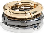 Tasha Set of 3 Tube Stretch Bracelets