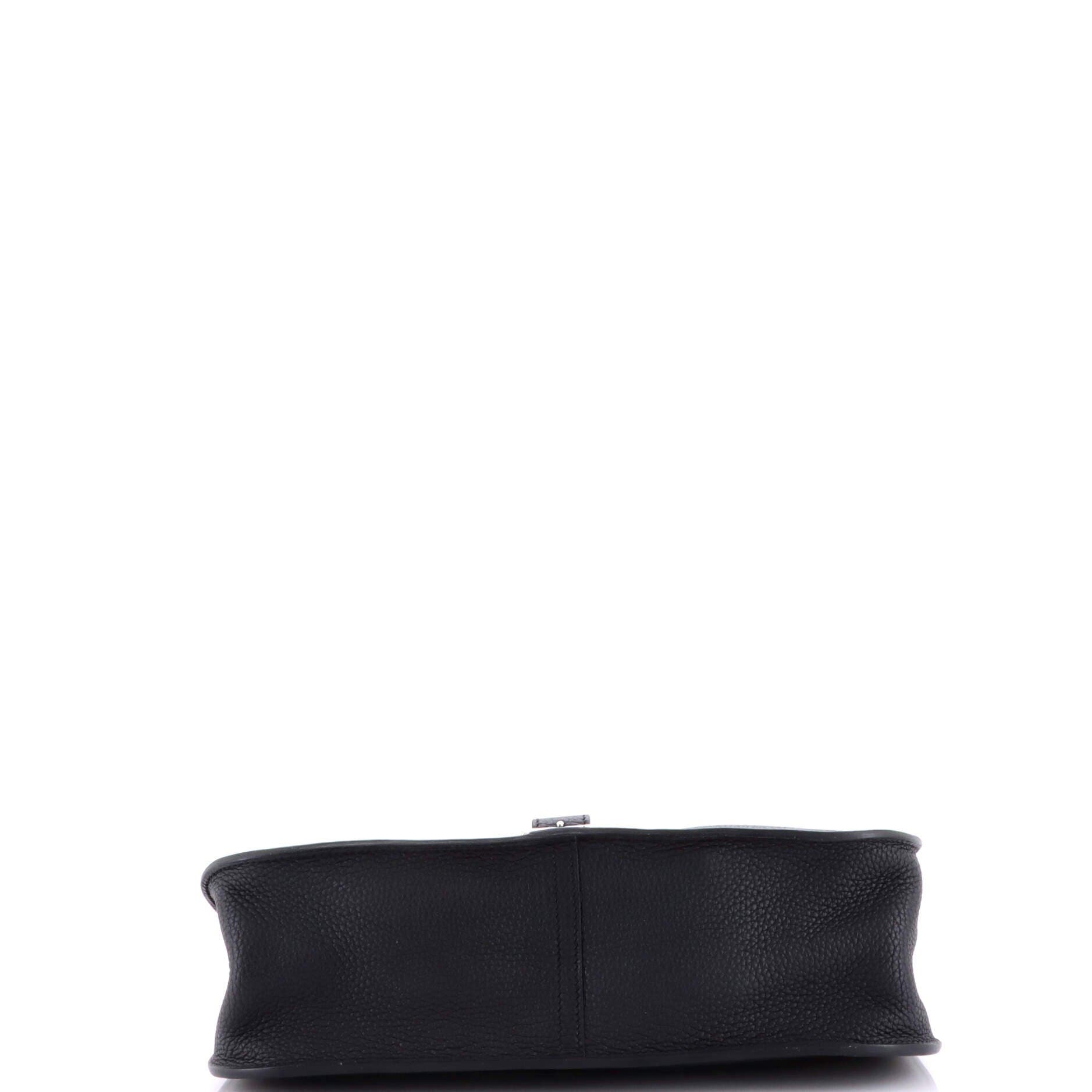 Pre-Owned Hermes Halzan Bag Clemence 31, Alternate, color, Noir