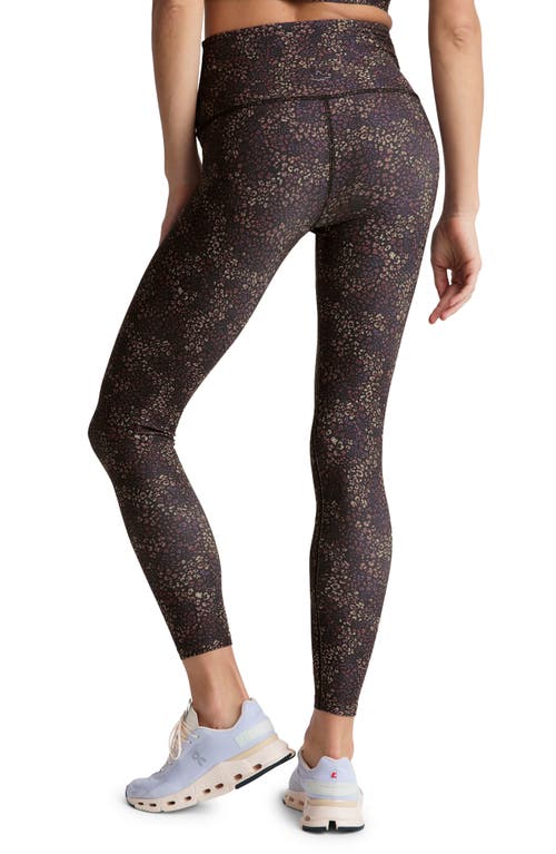Beyond Yoga Softmark Caugth In The Mid High Waisted Leggings In Disty Leopard In Brown