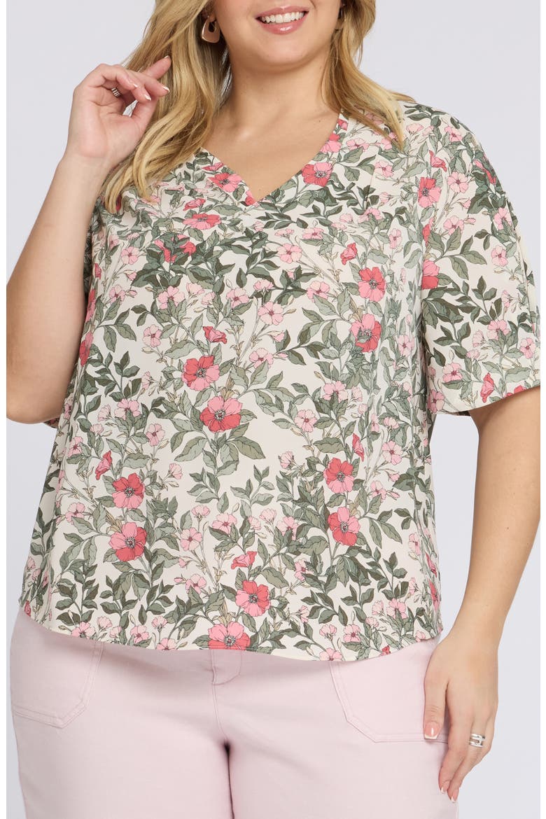 Charming Floral Top, Main, color, PRIMROSE GARDEN