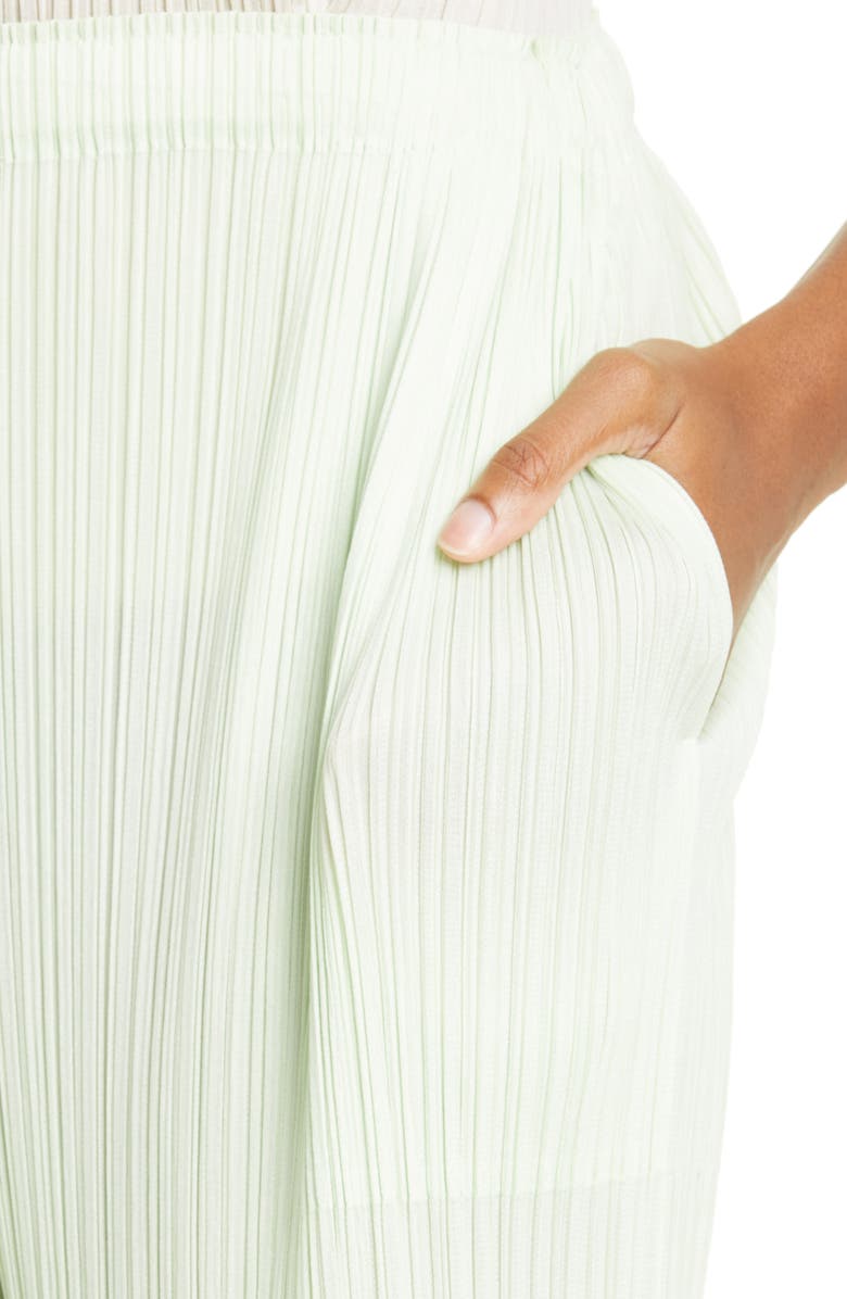 Pleats Please Issey Miyake Monthly Colors May Pleated Pants, Alternate, color, 