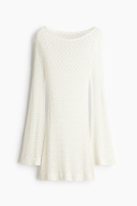 Pointelle-knit Beach Dress