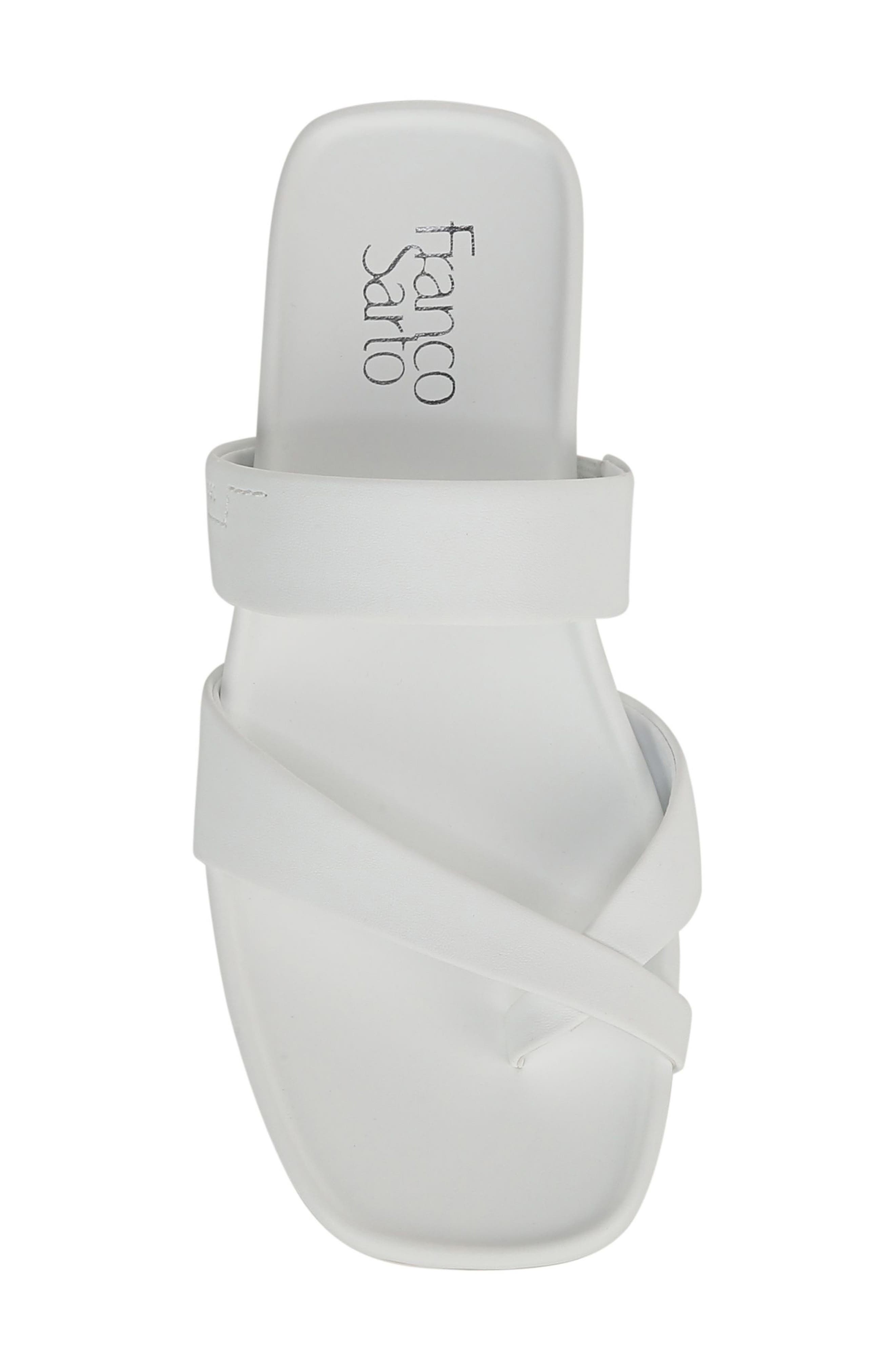 Franco Sarto Estella Sandal, Alternate, color, White