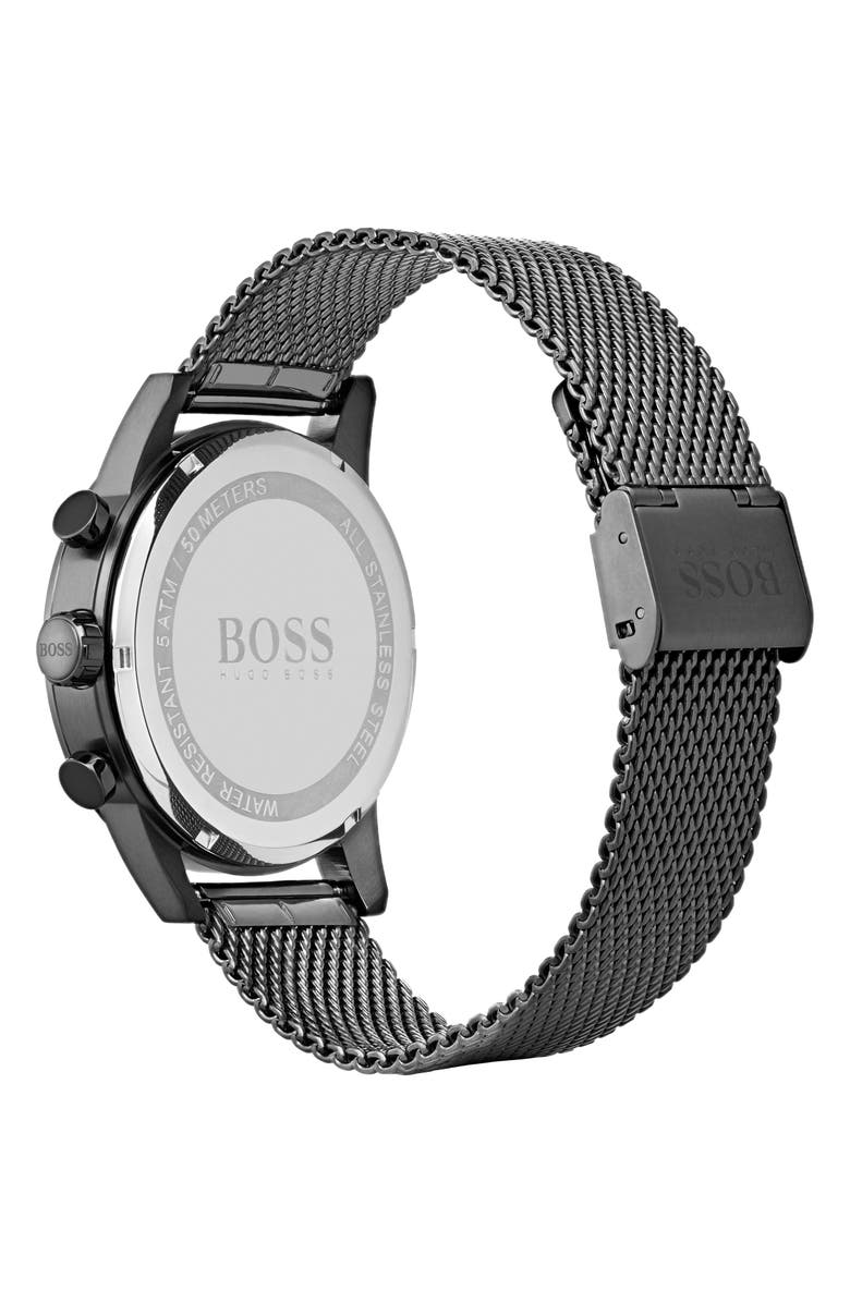 BOSS Navigator Chronograph Watch, 44mm, Alternate, color,