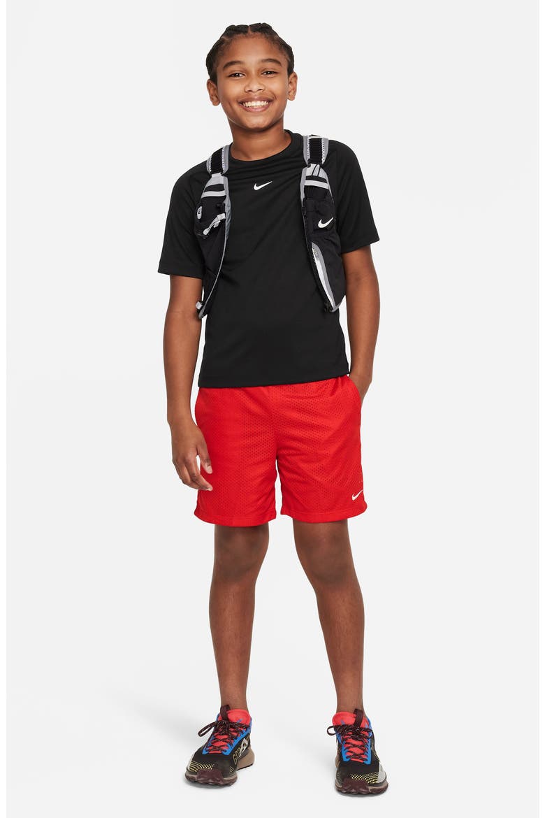 Kids' Mesh Dri-FIT Shorts, Alternate, color, 657 UNVRED/WHITE