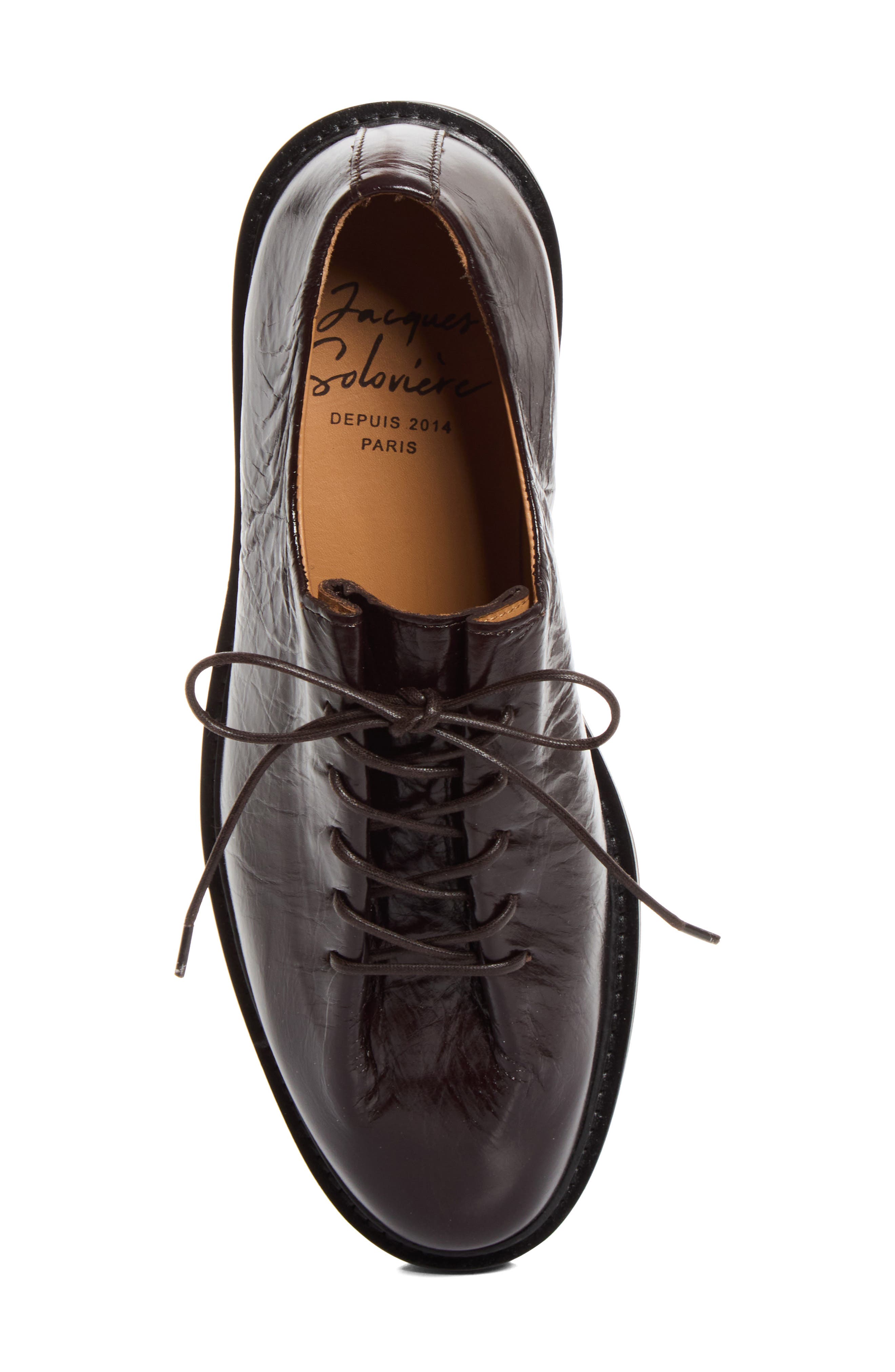 Eddy Wholecut Shoe, Alternate, color, CRACKLED DK BRN