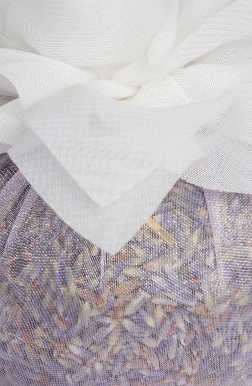 Sonoma Lavender Stonehide Flower Sachet In White