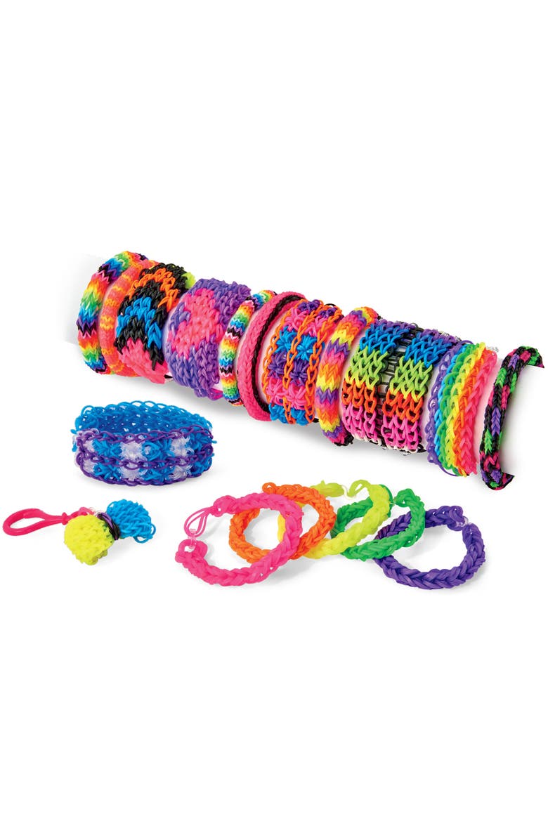 Cra-Z-Loom Diy Bracelet Loom Kit 2200 Latex Free Color Bands, Alternate, color, Multicolored