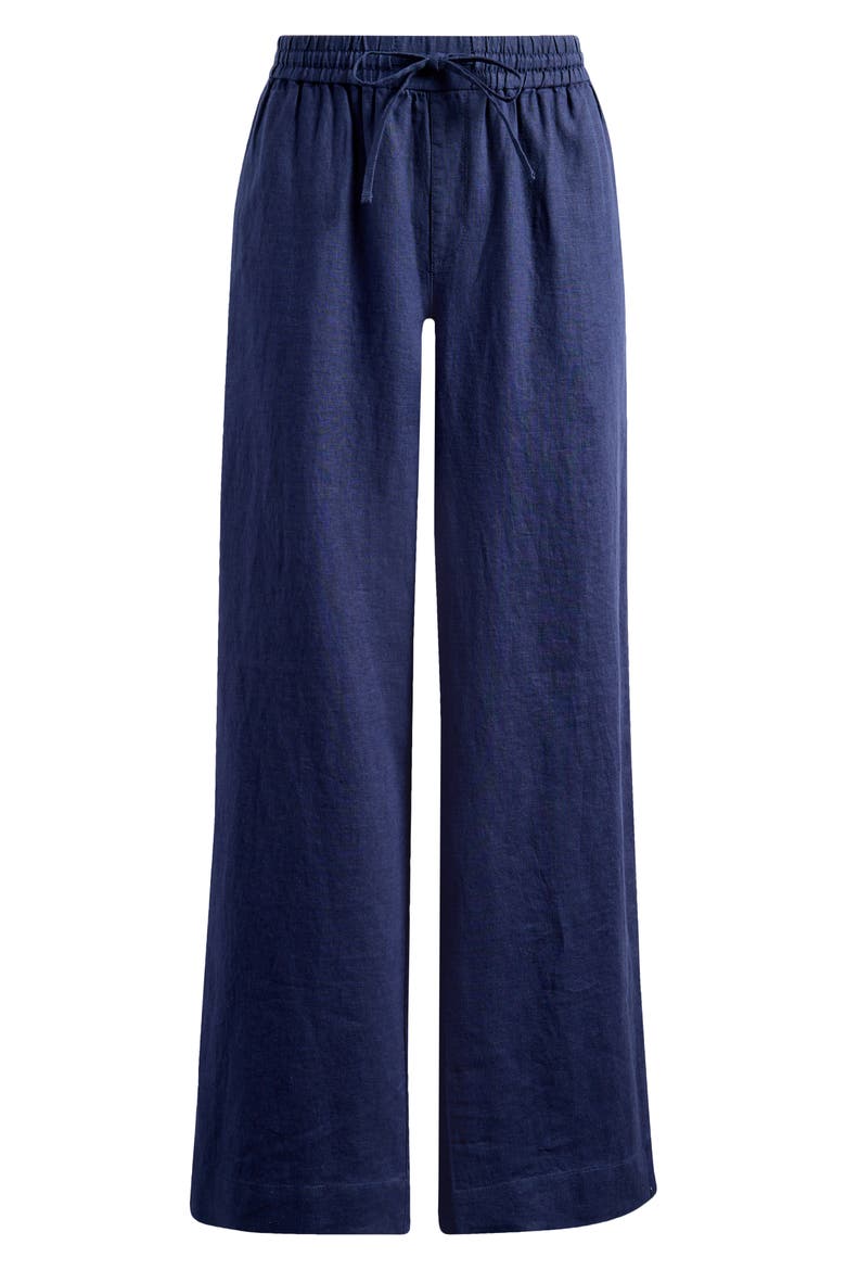 Two Palms Easy Linen Drawstring Pants, Alternate, color, COASTLINE