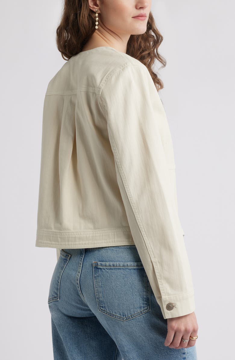 Treasure & Bond Twill Jacket, Alternate, color, Ivory Egret