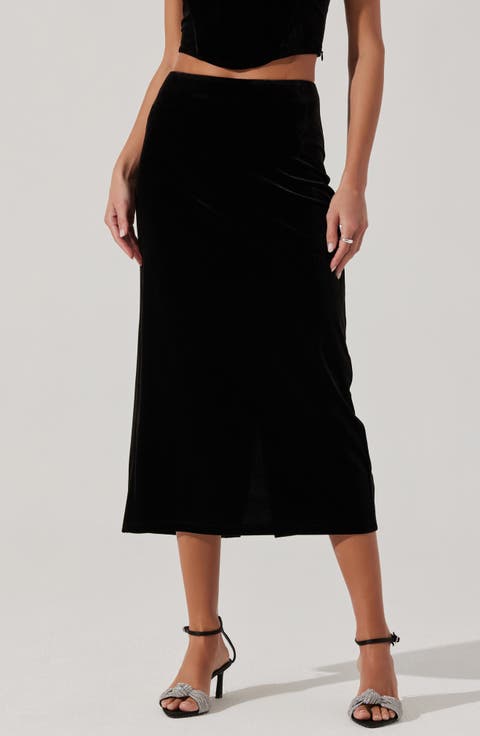 Women's Velvet Skirts | Nordstrom