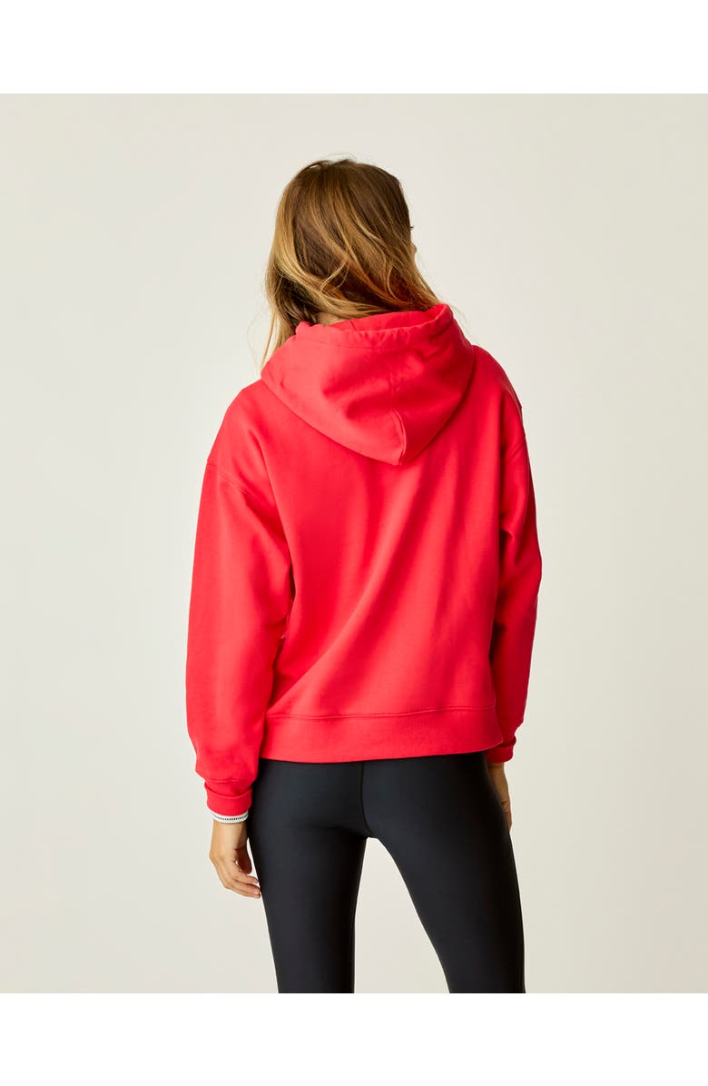 Carve Designs Hawthorne Hoodie, Alternate, color, Poinsettia Grid