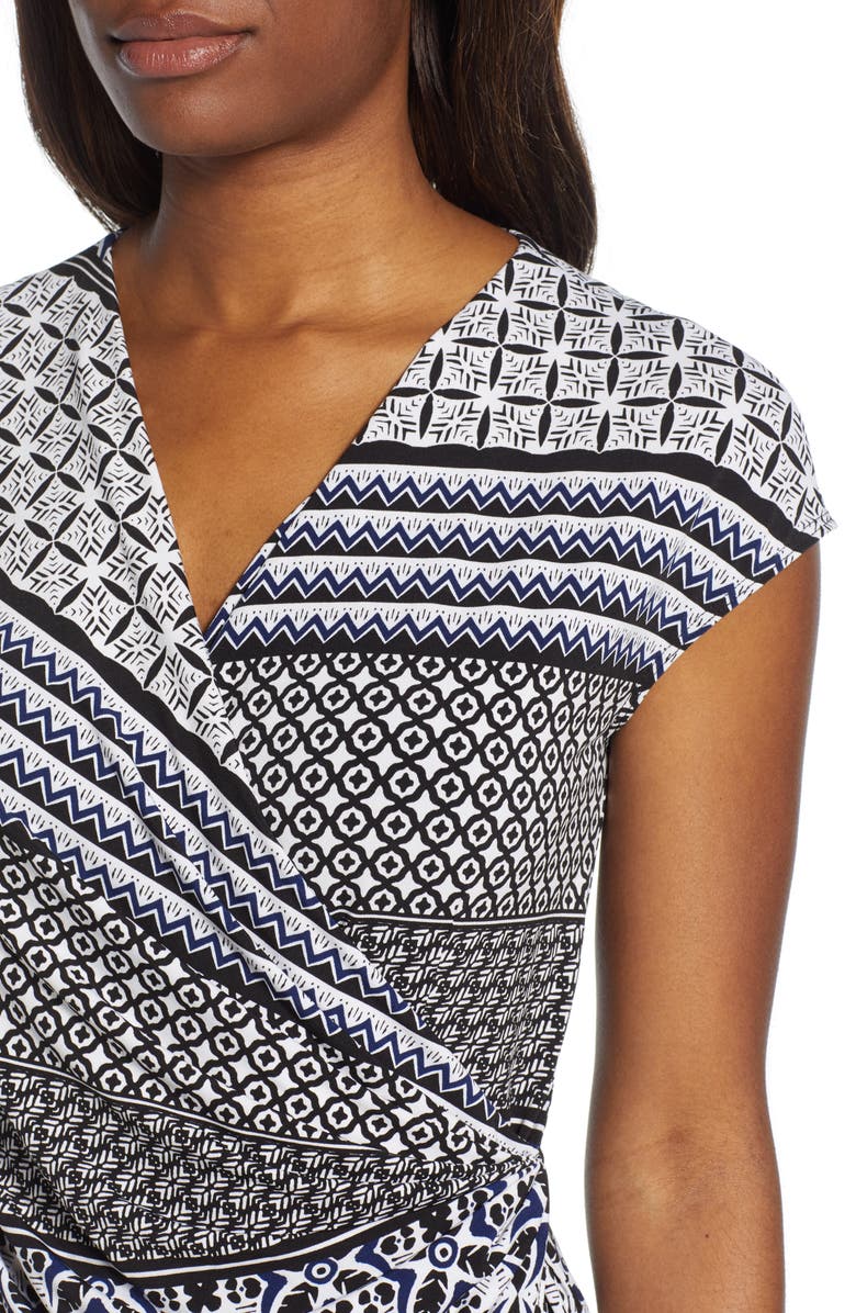 Tommy Bahama Tropical Terrazza Faux Wrap Dress, Alternate, color, 