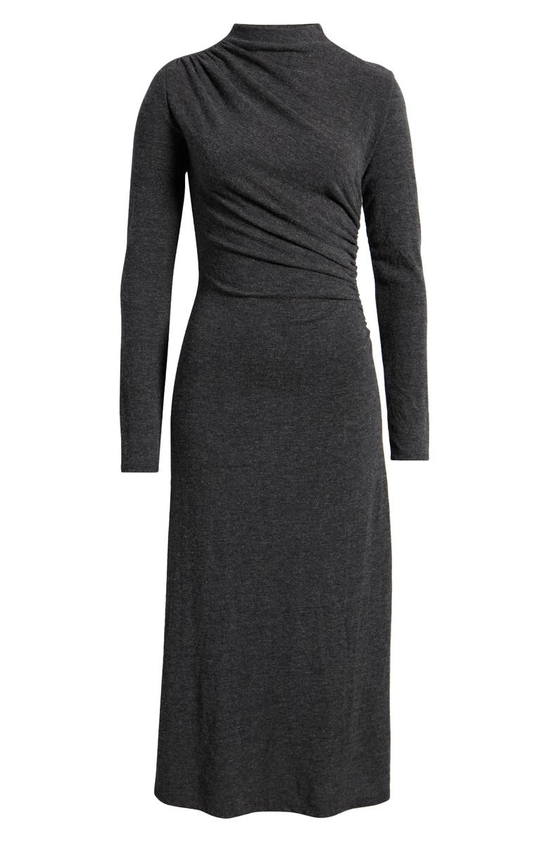 Rails Margaret Long Sleeve Midi Sweater Dress, Alternate, color, Charcoal
