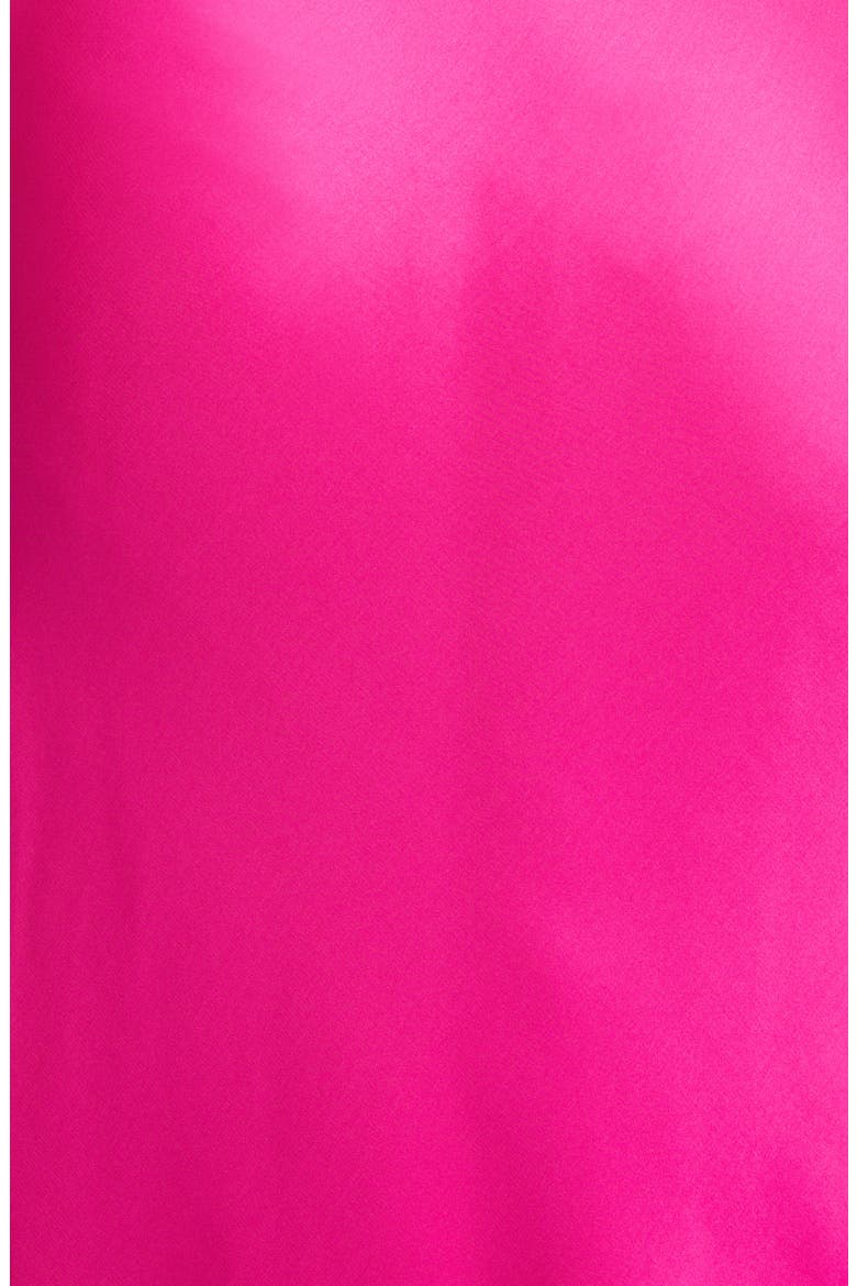 Dasa Layered Cowl Neck Satin Slipdress, Alternate, color, FUCHSIA PINK