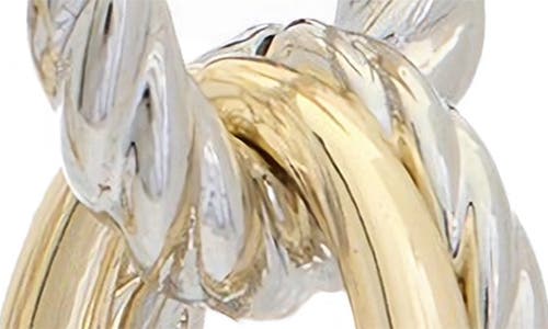 Juvell Two-tone Chain Drop Earrings In Multi