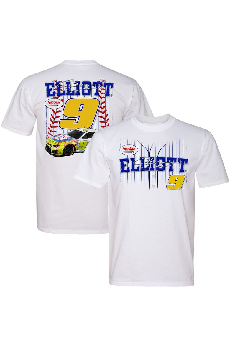 Men's Classic Ink  White Chase Elliott NAPA/Children's Healthcare of Atlanta T-Shirt, Main, color, White