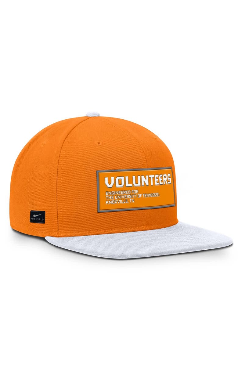 Nike Men's Nike Tennessee Orange/White Tennessee Volunteers 2025 On-Field Patch Pro Dri-FIT Snapback Hat, Alternate, color, Tennessee Orange