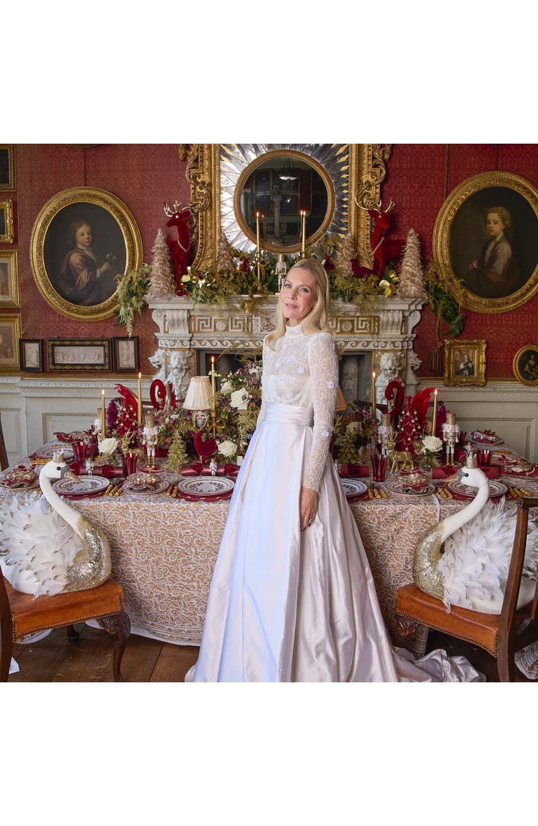 Mrs. Alice Putty Pheasant Tablecloth, Alternate, color, Gold