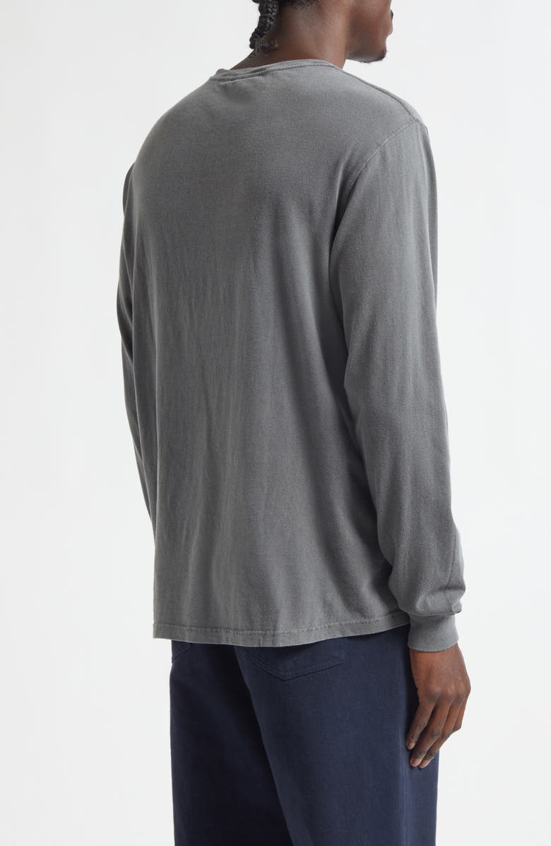 Noah Core Logo Long Sleeve Pocket T-Shirt, Alternate, color, Pepper