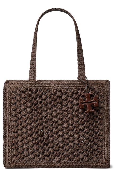 Ella Hand Crochet Straw Bag