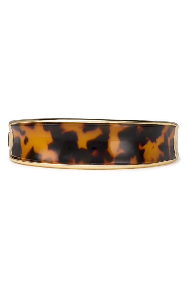 Kate Spade New York bold bangle, Main, color, Tortoise