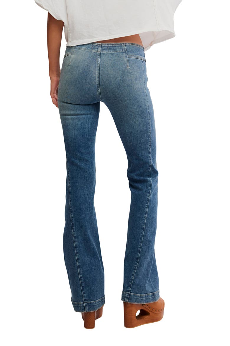 Alamo High Waist Flare Jeans, Alternate, color, STONEHENGE