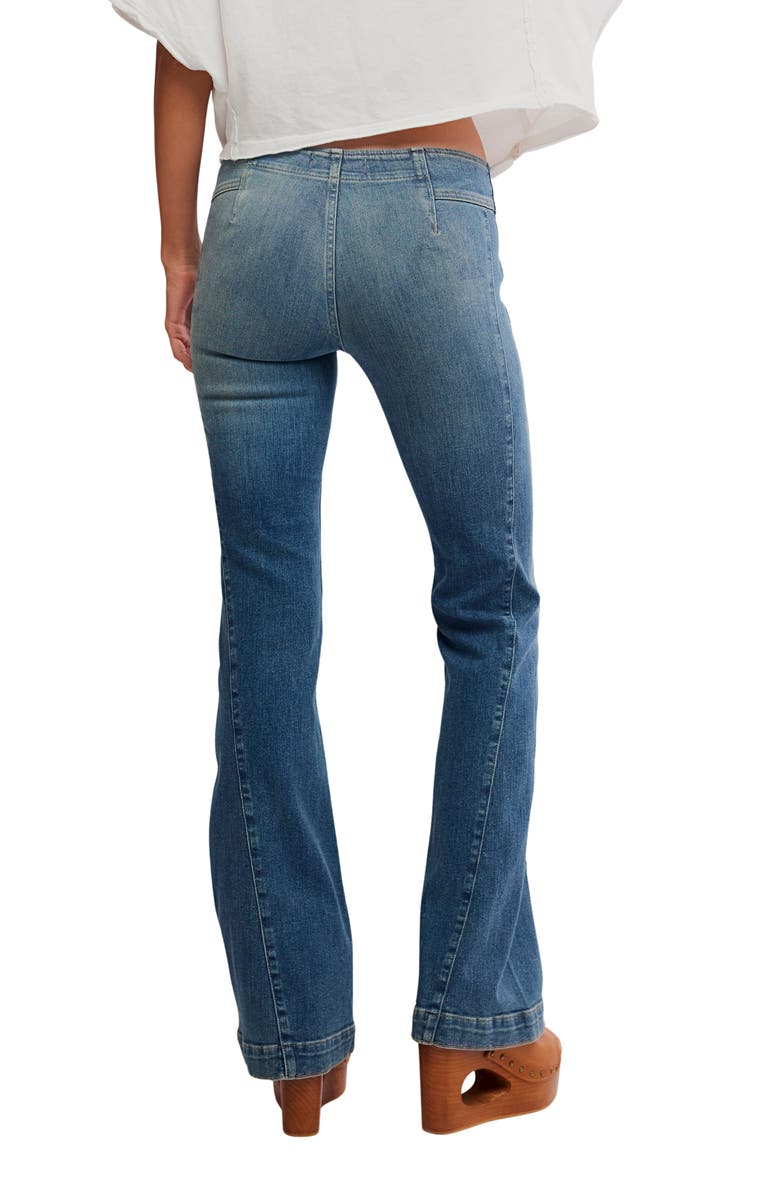Free People Alamo High Waist Flare Jeans, Alternate, color,
