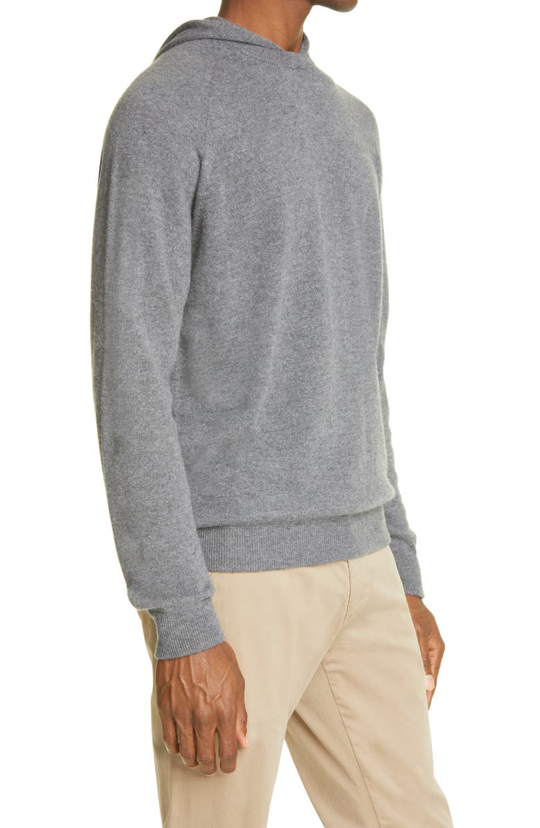 Eleventy Men's Wool & Cashmere Hoodie, Alternate, color, 