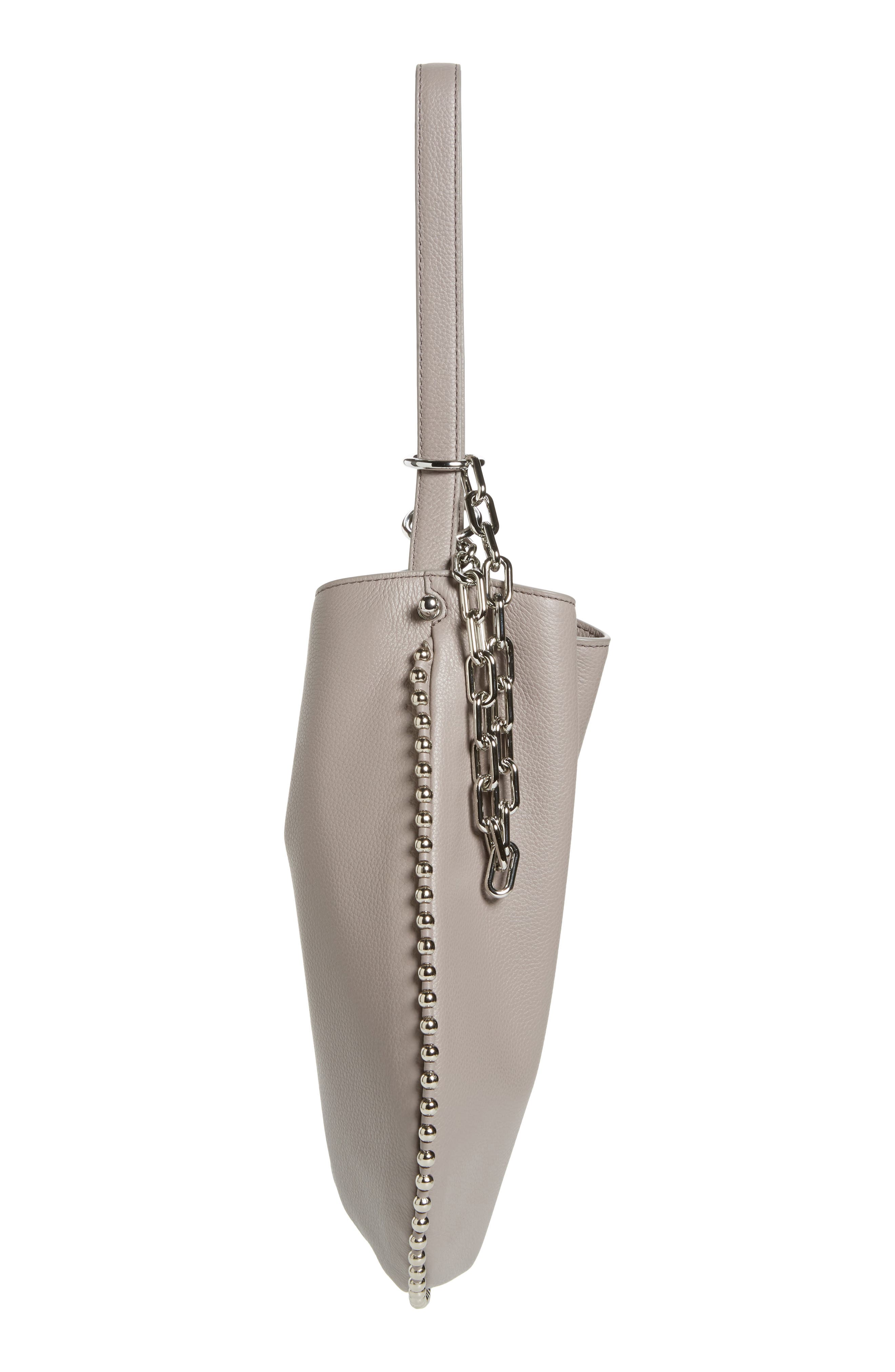 Alexander Wang Roxy Studded Leather Hobo Bag, Alternate, color, 